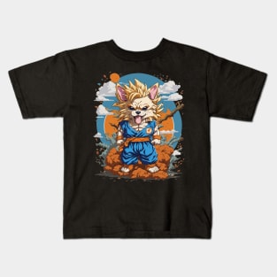 Vegeta Cat Kids T-Shirt